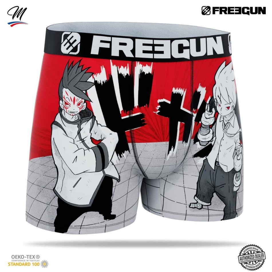 Herenboxershorts Microvezel Japan Collectie (Herenboxershorts) Freegun chez FrenchMarket