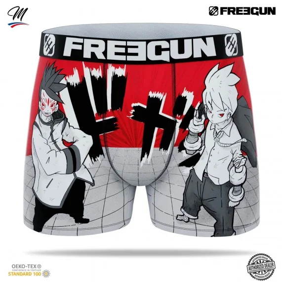 Calzoncillos bóxer para hombre Colección Japan de microfibra (Calzoncillos para hombre) Freegun chez FrenchMarket