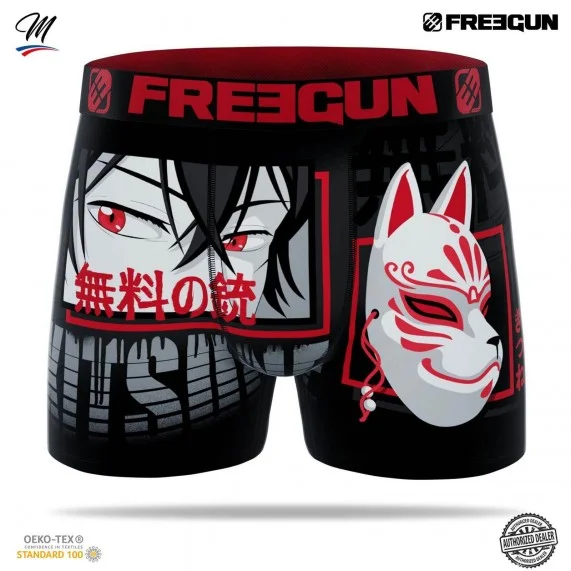 Calzoncillos bóxer para hombre Colección Japan de microfibra (Calzoncillos para hombre) Freegun chez FrenchMarket