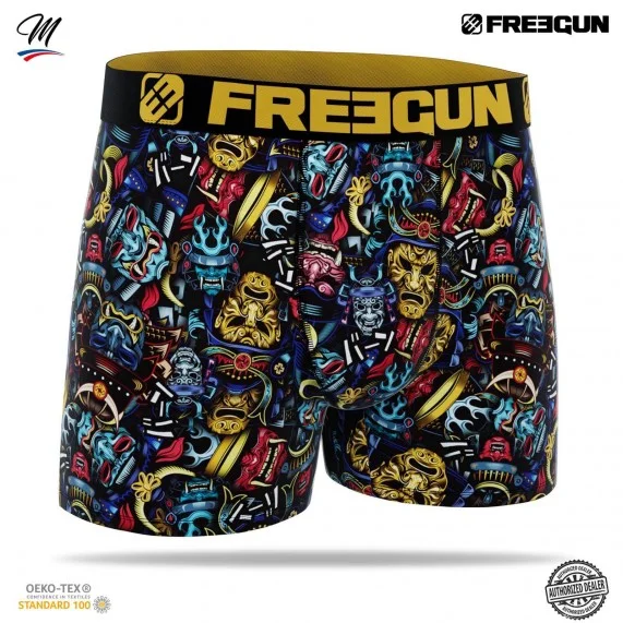 Men's Microfiber Boxer Shorts Japan Collection (Men's boxer shorts) Freegun on FrenchMarket