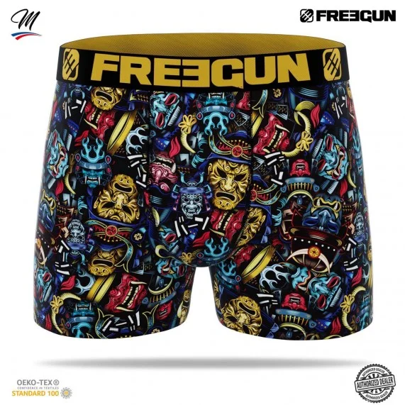 Calzoncillos bóxer para hombre Colección Japan de microfibra (Calzoncillos para hombre) Freegun chez FrenchMarket
