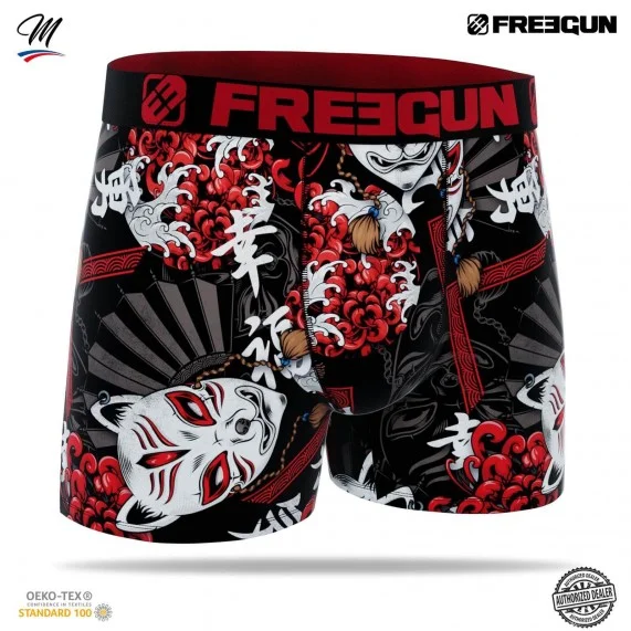 Calzoncillos bóxer para hombre Colección Japan de microfibra (Calzoncillos para hombre) Freegun chez FrenchMarket