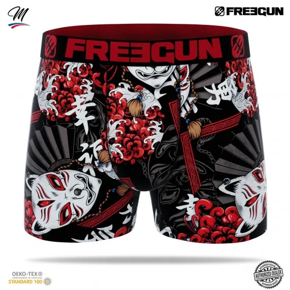Calzoncillos bóxer para hombre Colección Japan de microfibra (Calzoncillos para hombre) Freegun chez FrenchMarket