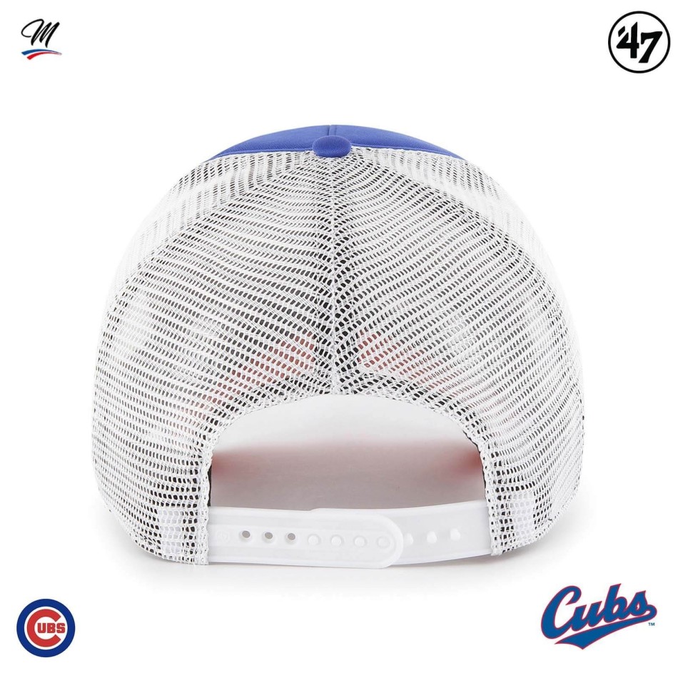 MLB Chicago Cubs Foam Script '47 Offside DT Cap (Caps) '47 Brand on FrenchMarket