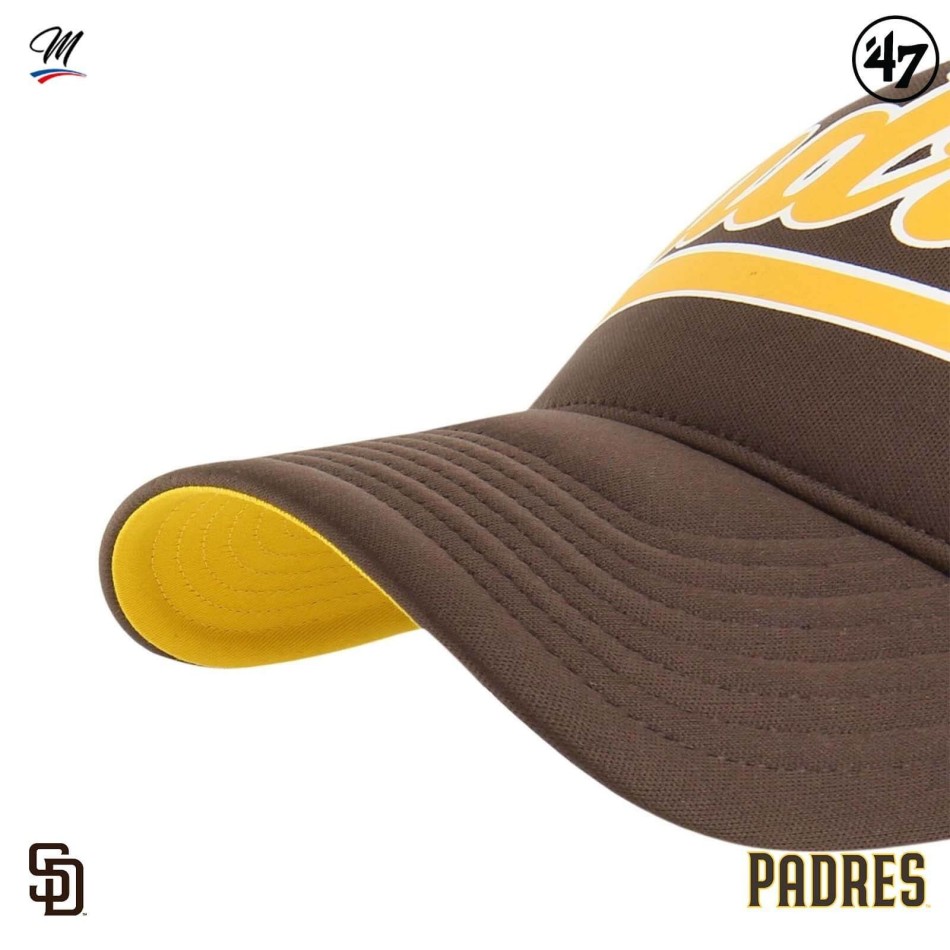 MLB San Diego Padres Schuim Script '47 Offside DT Cap (Caps) '47 Brand chez FrenchMarket