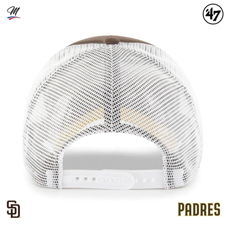 MLB San Diego Padres Foam Cap "Foam Script '47 Offside DT" (Caps) '47 Brand on FrenchMarket