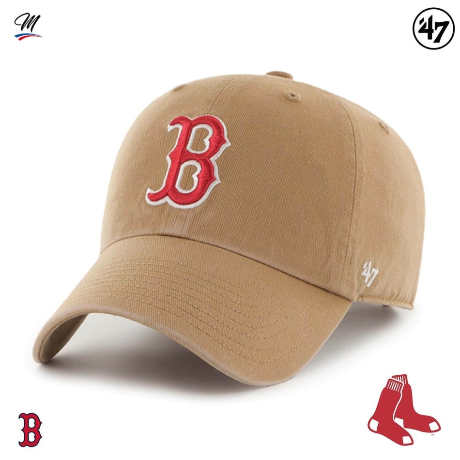 Gorra "Clean Up" de los Boston Red Sox de la MLB (Gorras) '47 Brand chez FrenchMarket