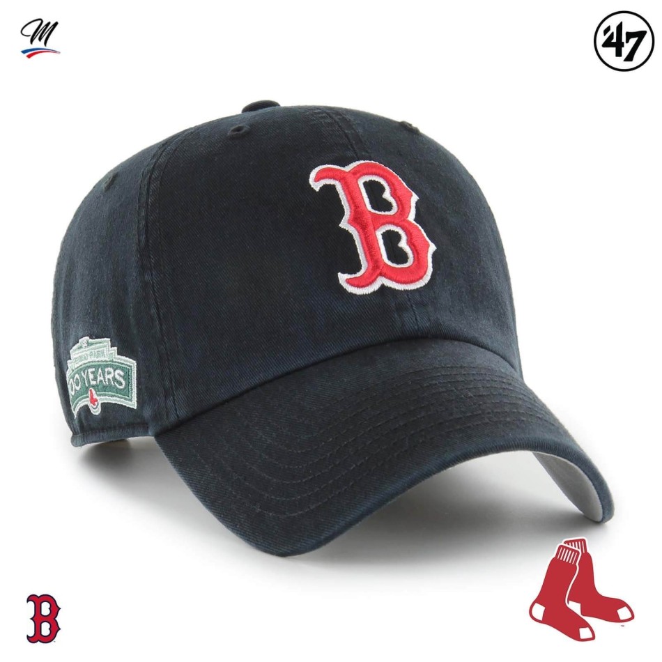 MLB Boston Red Sox Cooperstown Double Under "Clean Up" Cap (Cap) '47 Brand auf FrenchMarket