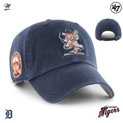 MLB Detroit Tigers Cooperstown Double Under "Clean Up" Cap