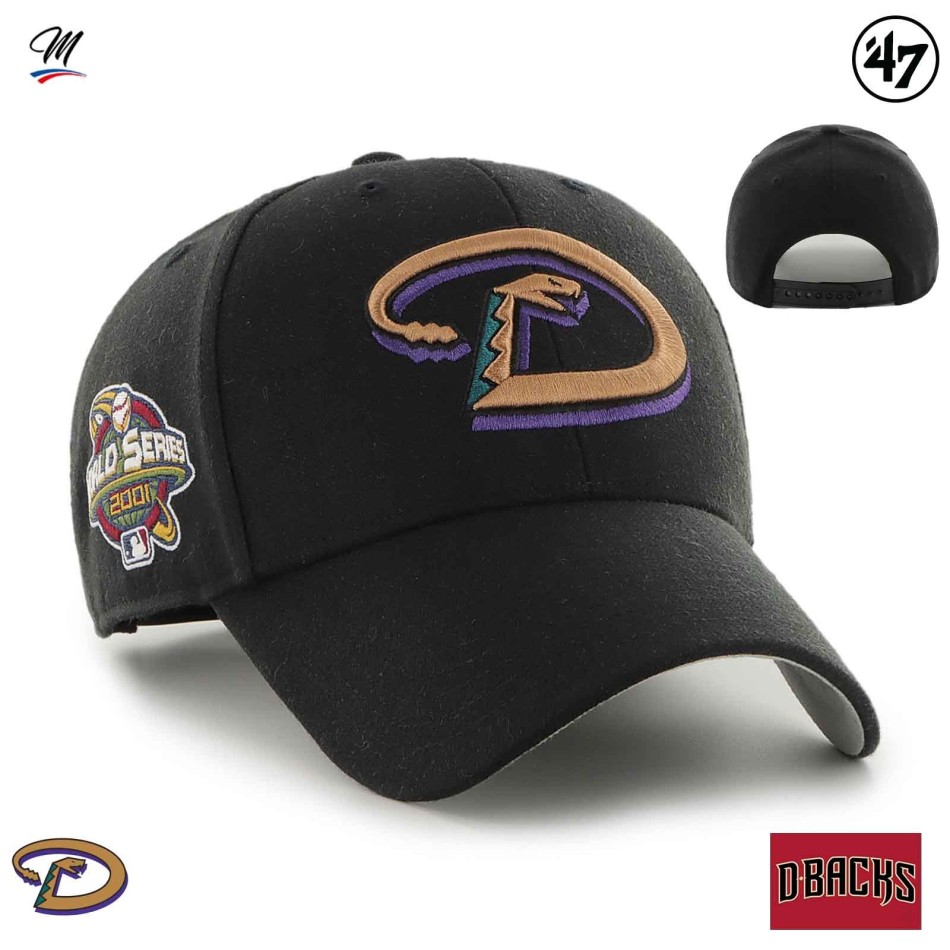 Cappellino MLB Arizona Diamondbacks "Sure Shot World Series 2001 MVP (Cappellino) '47 Brand chez FrenchMarket