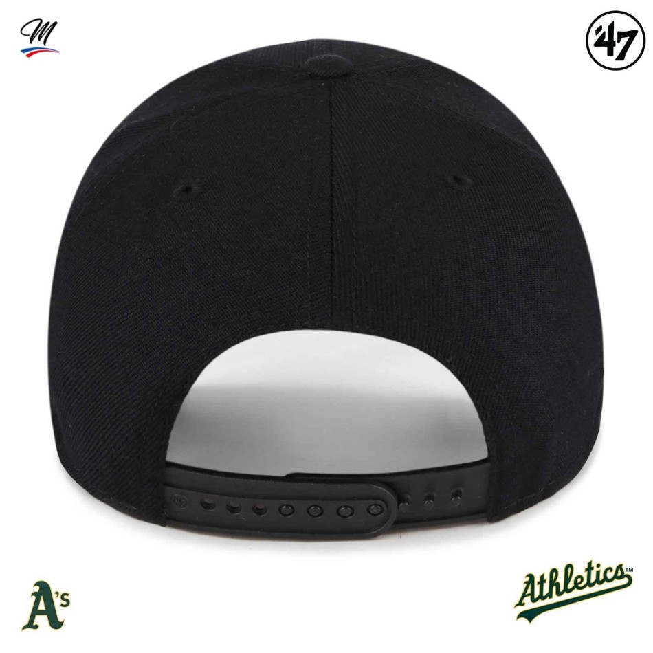 MLB Oakland Athletics MVP Snapback keps Svart Fri frakt