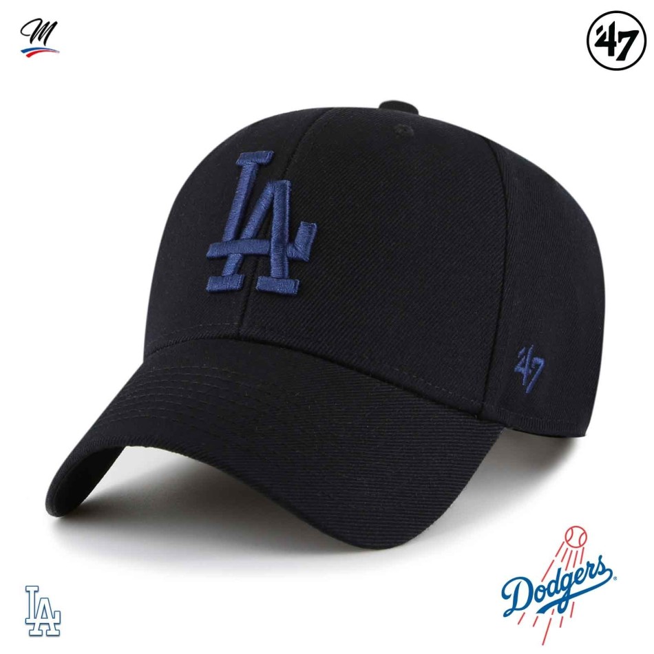 lll➤ Cap '47 - MVP - Los Angeles Dodgers Black | French Market
