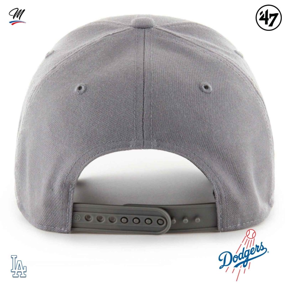 MLB Los Angeles Dodgers MVP Snapback Grey Cap (Caps) '47 Brand on FrenchMarket