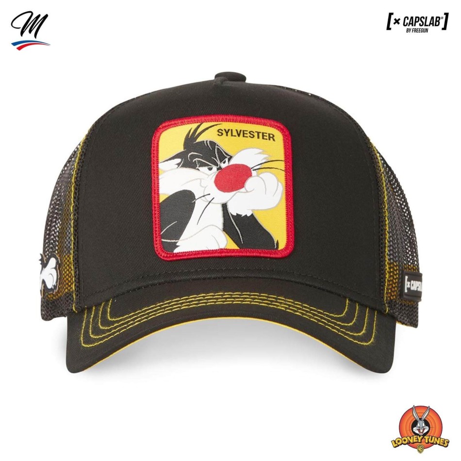 LOONEY TUNES Cappello Trucker Sylvester "Big Kitty (Cappellino) Capslab chez FrenchMarket