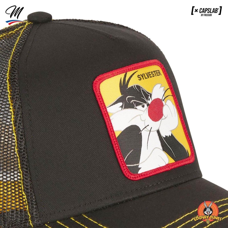 LOONEY TUNES Cappello Trucker Sylvester "Big Kitty (Cappellino) Capslab chez FrenchMarket