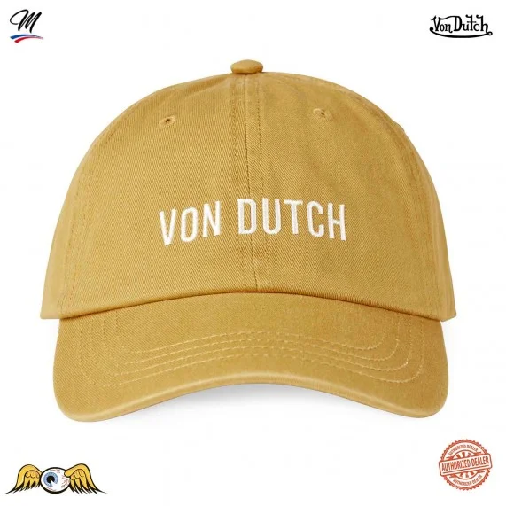 Pap Cap Zacht Geborduurd Off White (Caps) Von Dutch chez FrenchMarket