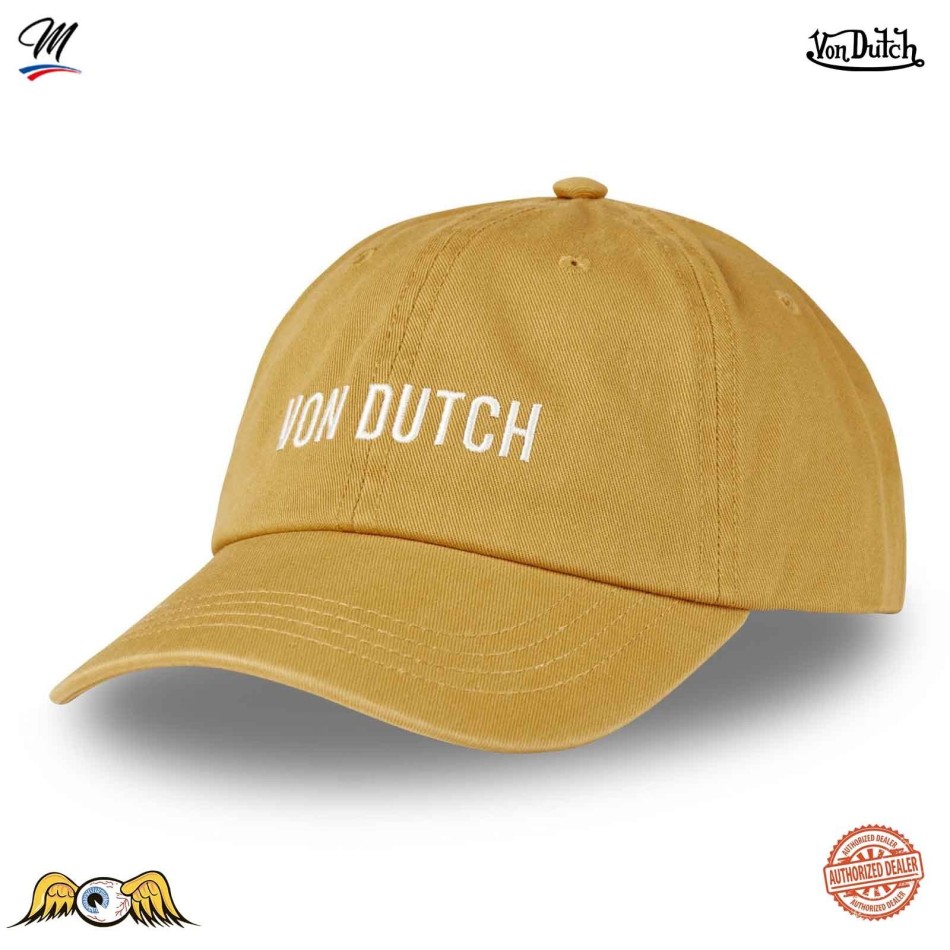 Dad Cap Soft Embroidered Off White (Caps) Von Dutch on FrenchMarket