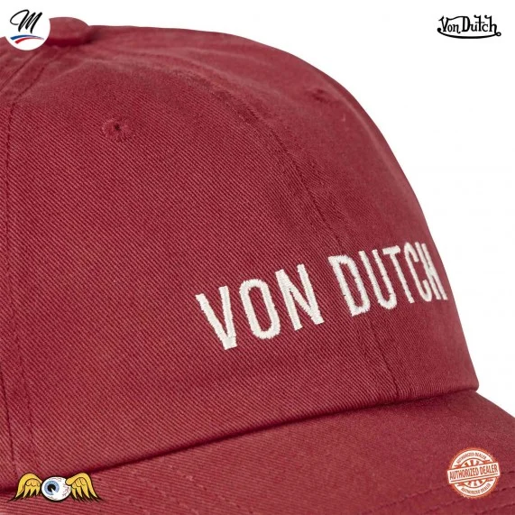 Pap Cap Zacht Geborduurd Off White (Caps) Von Dutch chez FrenchMarket