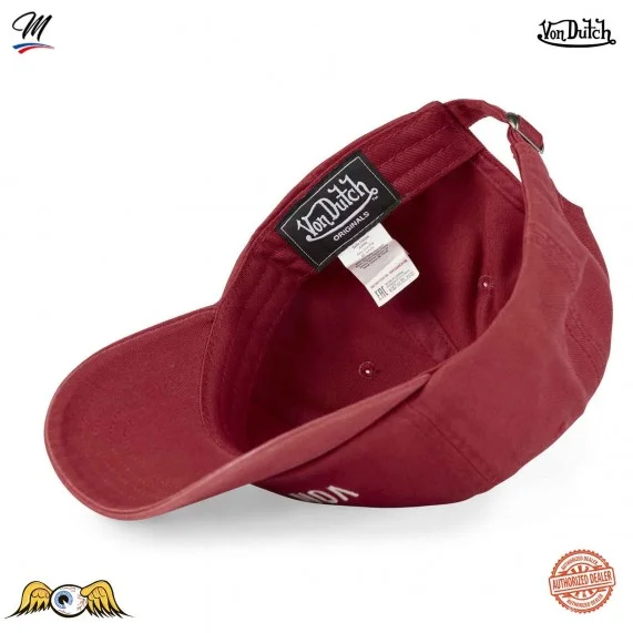 Pap Cap Zacht Geborduurd Off White (Caps) Von Dutch chez FrenchMarket