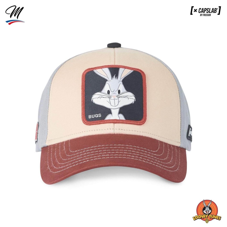Cappello da baseball LOONEY TUNES Bugs Bunny (Cappellino) Capslab chez FrenchMarket