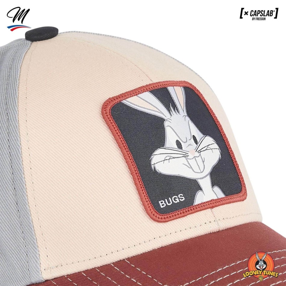 Cappello da baseball LOONEY TUNES Bugs Bunny (Cappellino) Capslab chez FrenchMarket