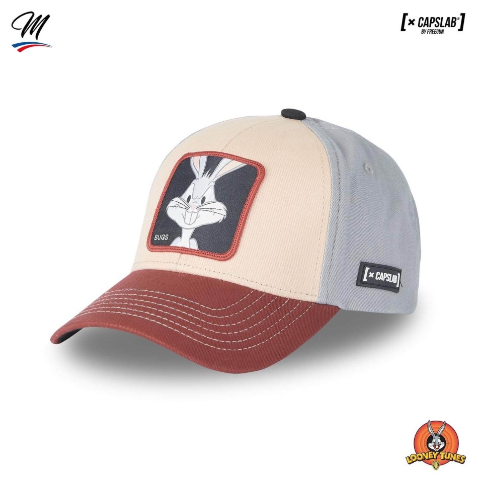Cappello da baseball LOONEY TUNES Bugs Bunny (Cappellino) Capslab chez FrenchMarket