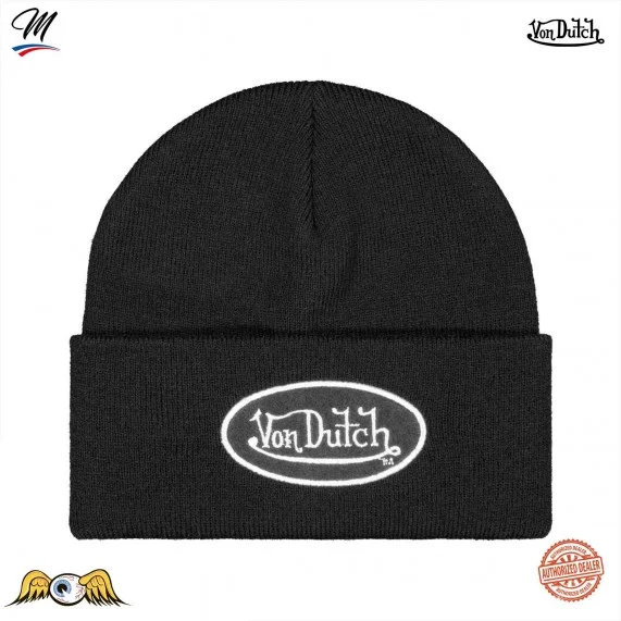 Bonnet Jersey avec badge feutrine (Bonnets) Von Dutch chez FrenchMarket