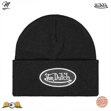 Jersey hat with felt badge