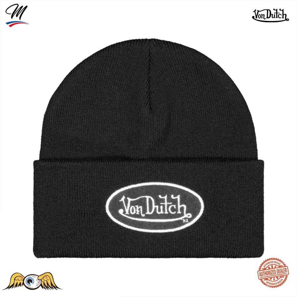 Jersey hoed met vilten badge (Caps) Von Dutch chez FrenchMarket