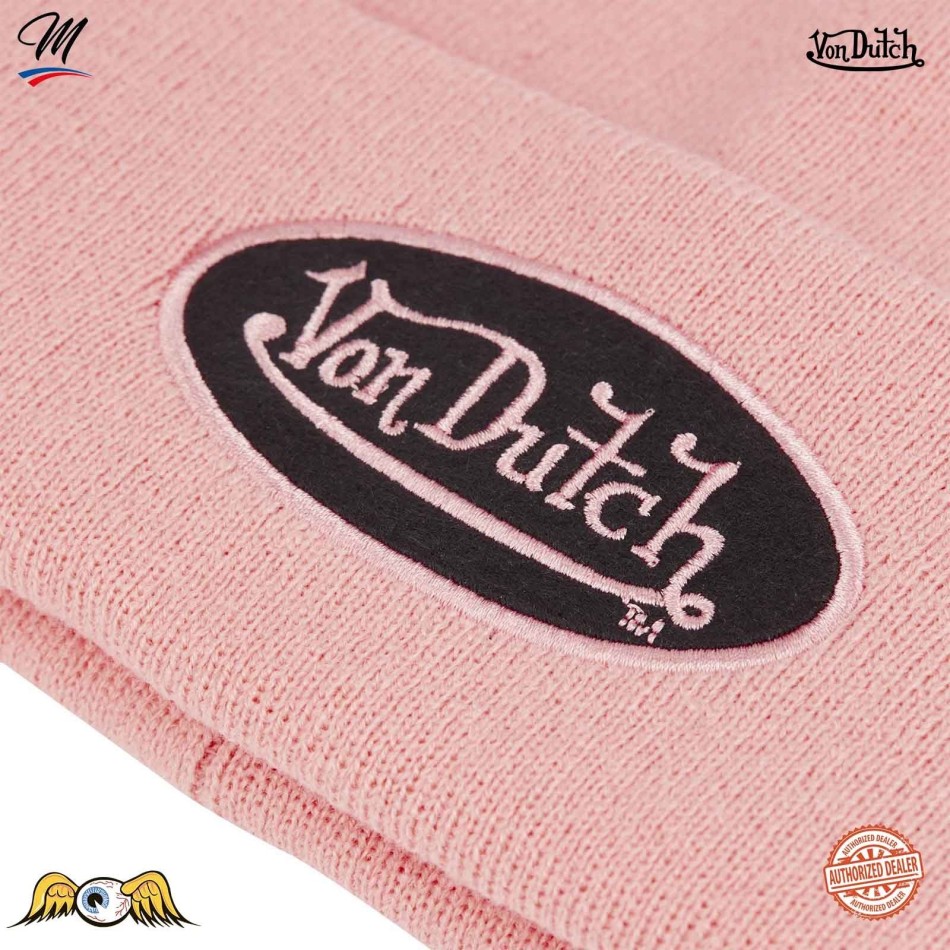 Bonnet Jersey avec badge feutrine (Bonnets) Von Dutch chez FrenchMarket