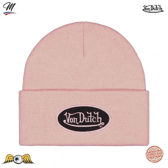 Jersey hat with felt badge (Beanie) Von Dutch on FrenchMarket