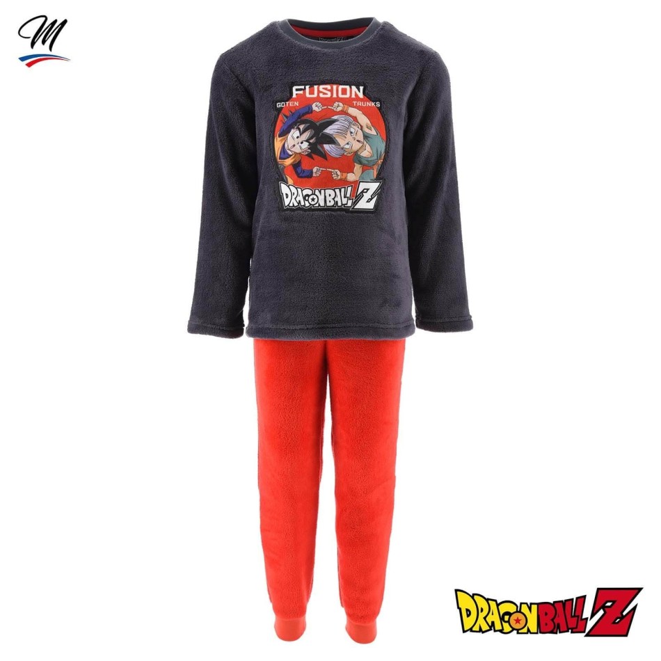DRAGON BALL Z - Vinterpyjamasset i fleece för pojkar, Fusion Gotenk