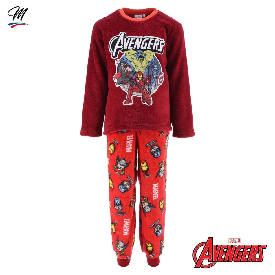 AVENGERS - Jungen Fleece-Pyjama-Set (Jungen-Pyjama-Sets) French Market auf FrenchMarket