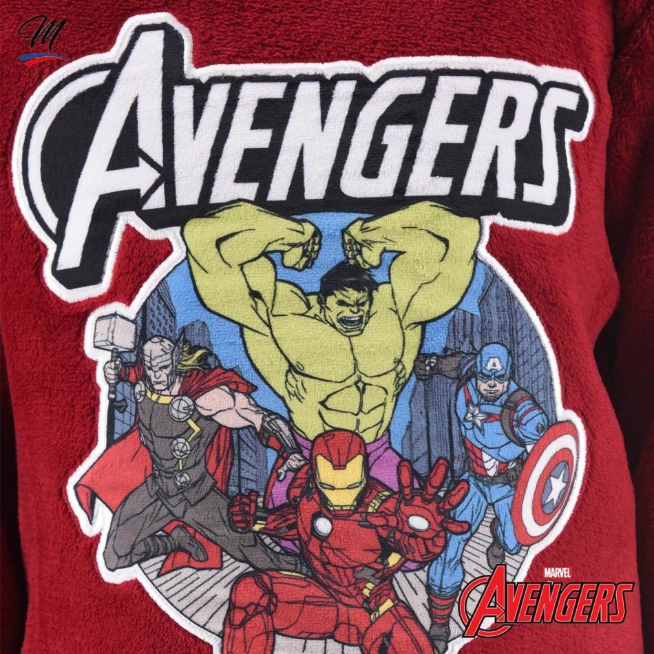 AVENGERS - Pyjamasset i fleece för pojkar | Gratis leverans