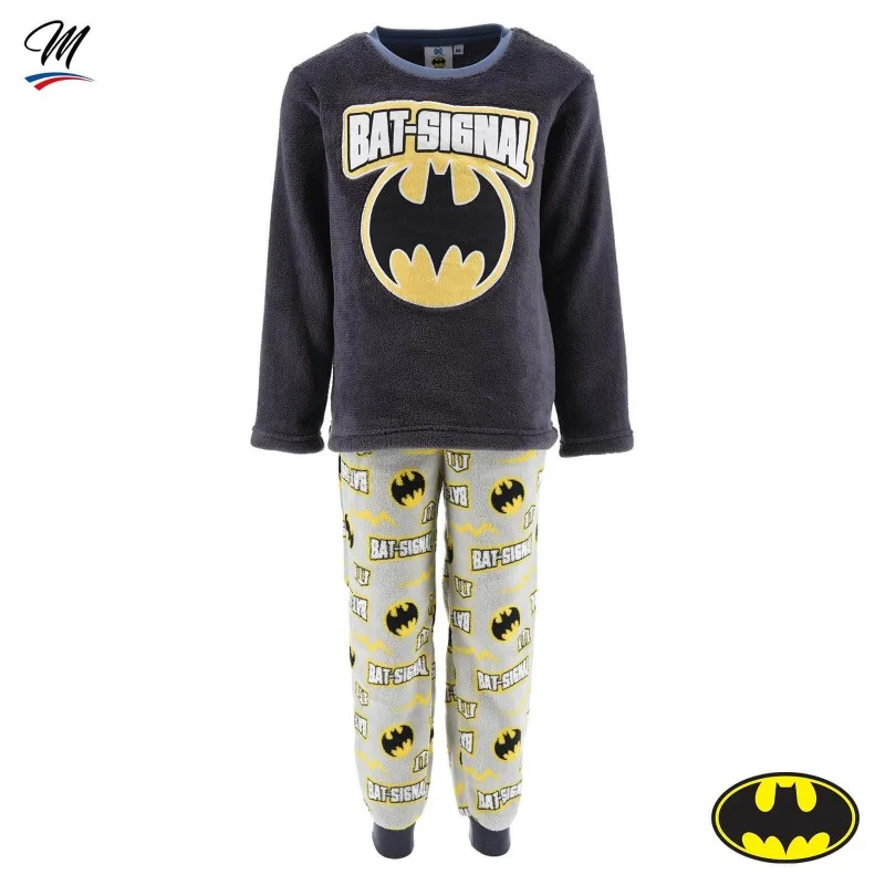 French Market - BATMAN - Ensemble de Pyjama Polaire Garçon Gris 4 ans