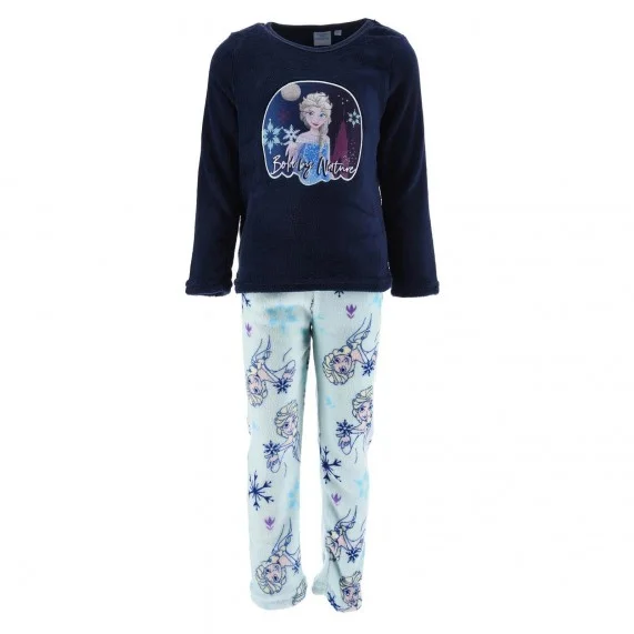 Die Schneekönigin - Mädchen Fleece-Pyjama-Set (Ensemble de Pyjama) French Market auf FrenchMarket
