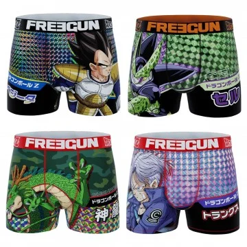 Set of 4 Dragon Ball Z Boy Boxers (Boxers) Freegun on FrenchMarket