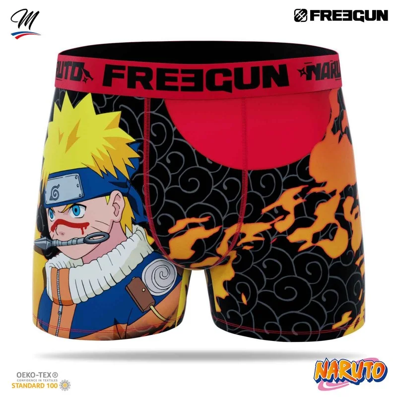 Freegun - Boxer Homme Naruto Classic L Rouge