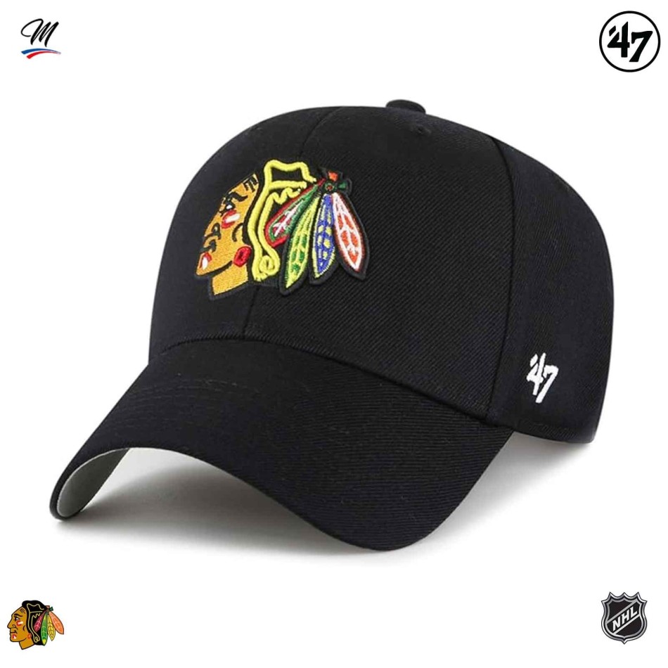 47' Sure Shot MVP-keps NHL Chicago Blackhawks Fri frakt