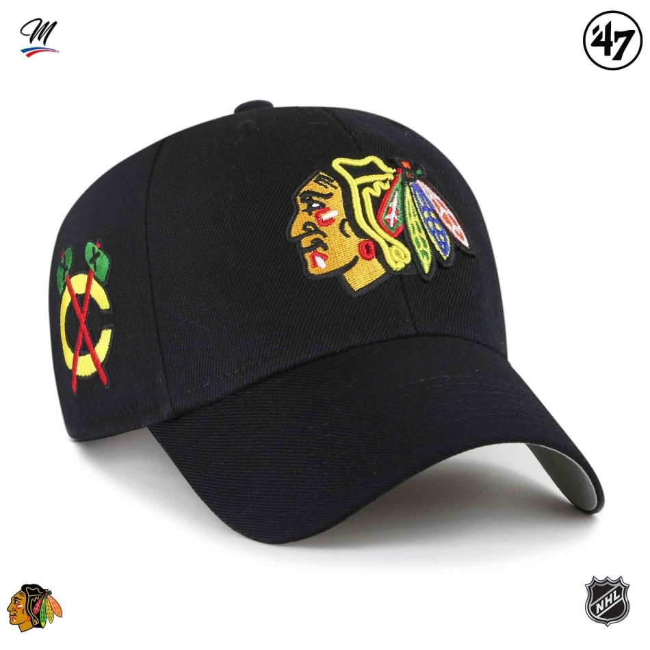 47' Sure Shot MVP-keps NHL Chicago Blackhawks Fri frakt