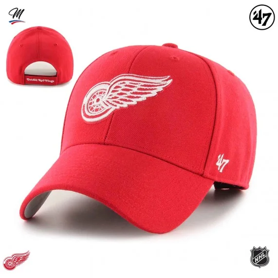NHL Detroit Red Wings "Team Logo MVP" Kappe (NHL-Kappe) '47 Brand auf FrenchMarket