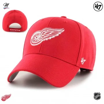 NHL Detroit Red Wings "Team Logo MVP" Kappe (NHL-Kappe) '47 Brand auf FrenchMarket