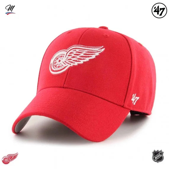 NHL Detroit Red Wings "Team Logo MVP" Kappe (NHL-Kappe) '47 Brand auf FrenchMarket