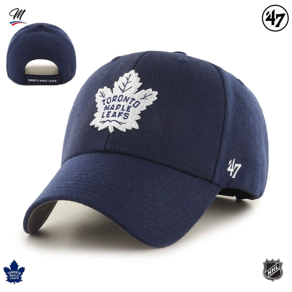 47' NHL Toronto Maple Leafs "Team Logo MVP"-keps Svart eller Blå