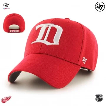 NHL Detroit Red Wings "Vintage Logo MVP" Cap (Caps) '47 Brand on FrenchMarket