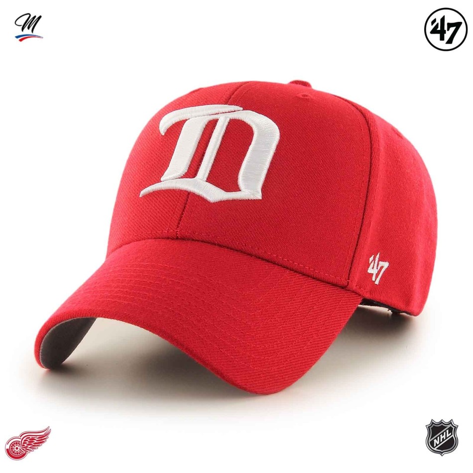 NHL Detroit Red Wings "Vintage Logo MVP" Cap (Caps) '47 Brand on FrenchMarket