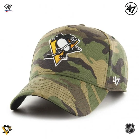 NHL Pittsburgh Penguins "Grove Snapback MVP Camo" Cap (Caps) '47 Brand on FrenchMarket