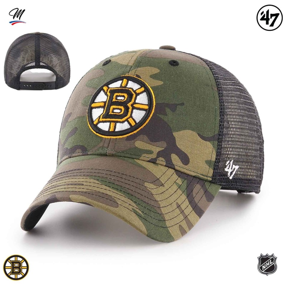 47' Hockeykeps NHL Boston Bruins "Branson Camouflage MVP