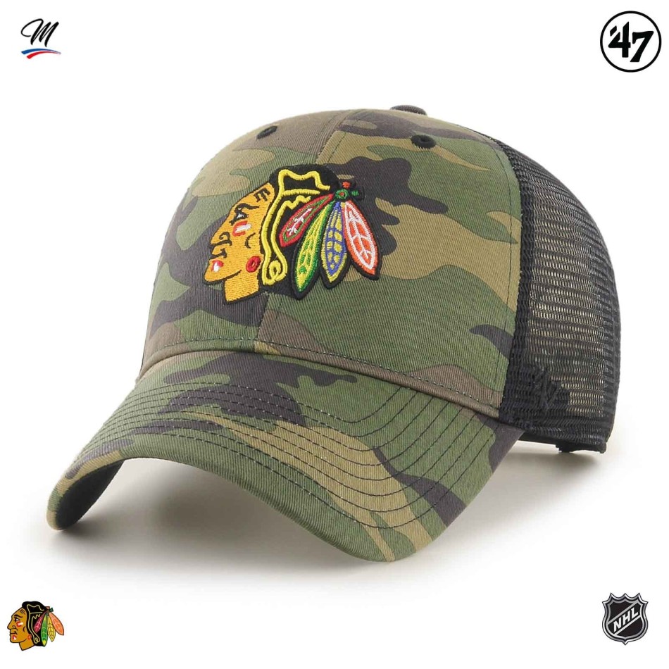 47' NHL Chicago Blackhawks "Branson Camouflage MVP" Hockey Cap