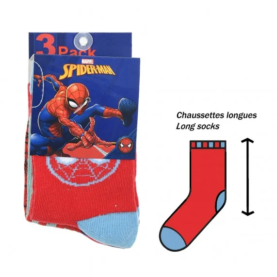 MARVEL Spider-Man 6-Pack Boy's Socks (Fantasies) French Market on FrenchMarket